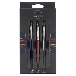 Набор Parker &quot;Jotter London Trio&quot;: шариковая ручка + гелевая ручка + механический карандаш, подарочн