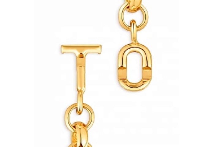 SILVER GOLD PLATED  BRACELET 17,5CMCM