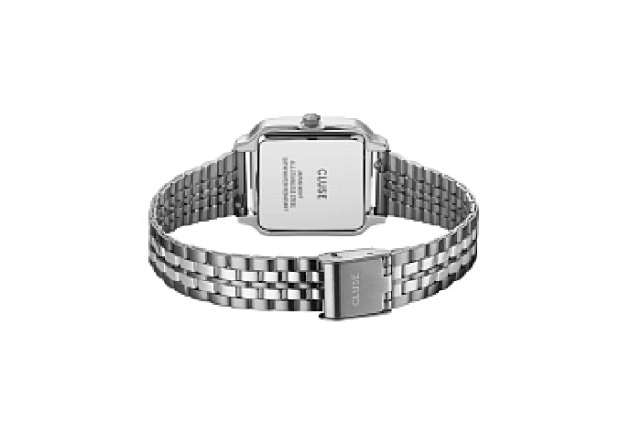 Gracieuse Watch Steel, White, Silver Colour