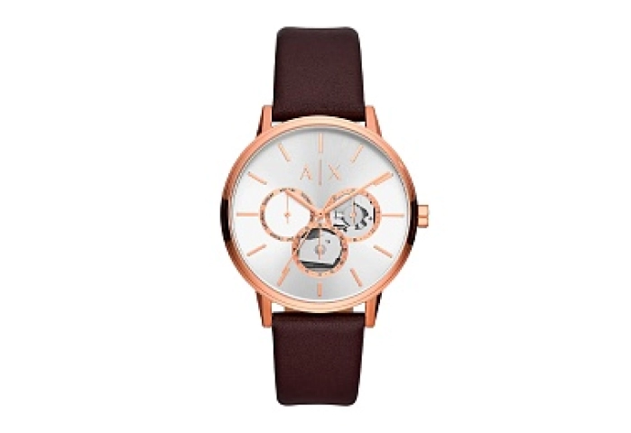 ANALOG WATCH 0 JWL GP LEATHER STRAP