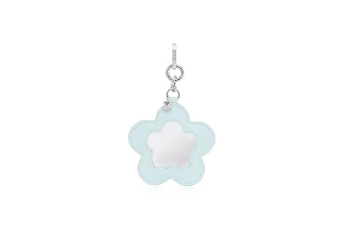 LA.POLIM.ZN.PU,KEYCHAIN MOTIF LIGHT BLUE