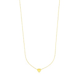 18KT GOLD CHOKER PENDANT 6MM CHAIN