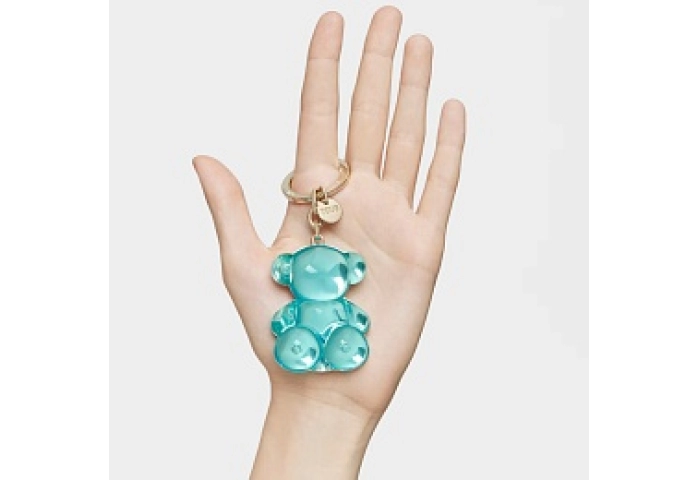 ZN.RE.LA.M,KEYCHAIN HALF BOLD B TURQUOIS
