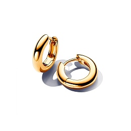 14k Gold-plated hoop earrings