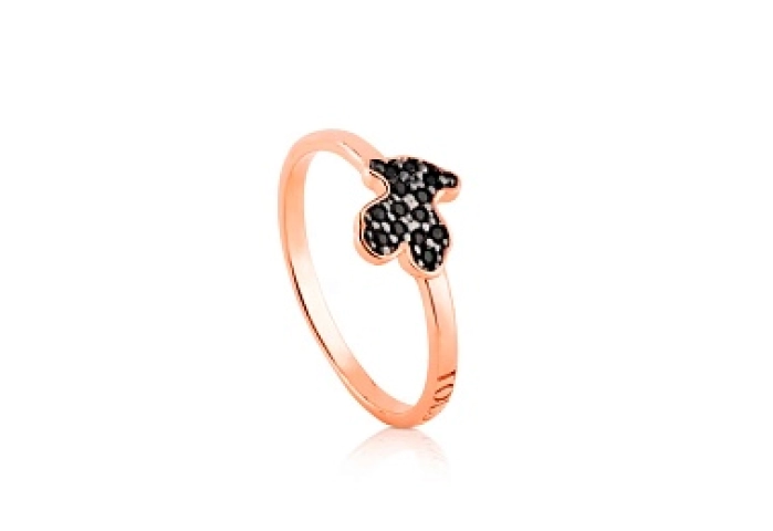SILVER GOLD PLATED RING SPINELS N12