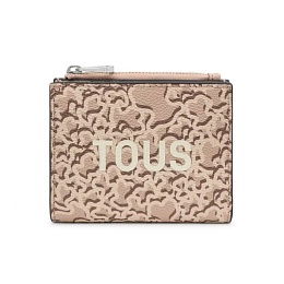 PVC.PU.COT,WALLET S K M EVOL TAUPE-MULTI