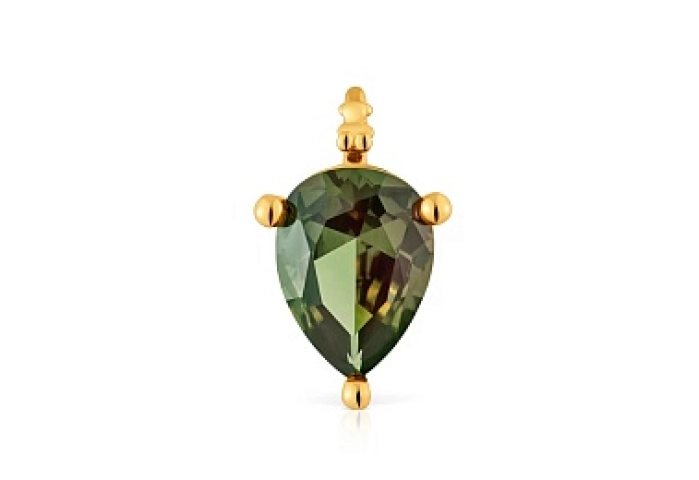 SILVER GOLD PLATED PENDAT LGG SPINEL
