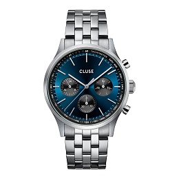 Anthéor Multifunction Watch Steel Blue and Black, 