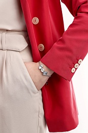 stainless steel e swarovski