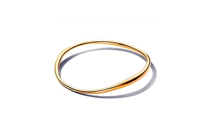 14k Gold-plated bangle