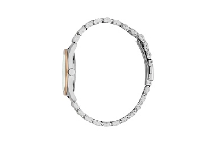 ESPRIT Women Watch, Two Tone Silver & Rose Gold Color Case, Dark Green Dial, Two Tone Silver & Rose 