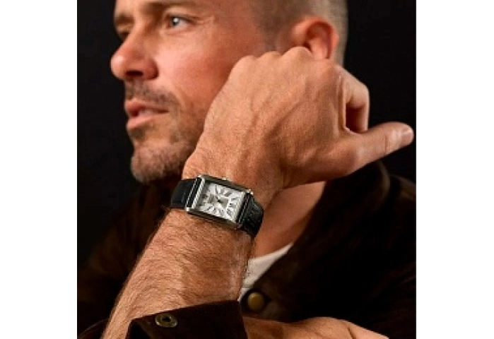 ANALOG WATCH 0 JWL SS LEATHER STRAP