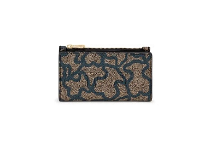 PVC.PU.CO,WALLET S FLAT K ICON BLACK-M