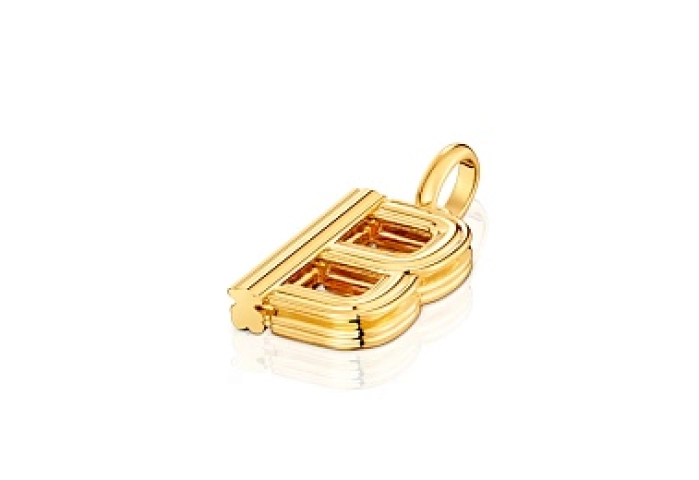 SILVER GOLD PLATED PENDANT B