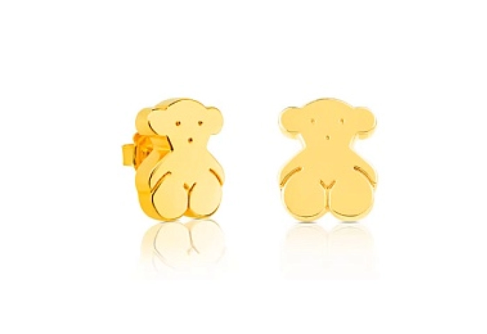 18KT GOLD EARRINGS 16MM