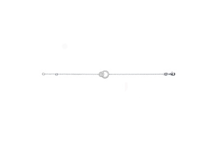 BRACELETPLATED MICROSETSILVER 925CZ RHODIUM /87151218