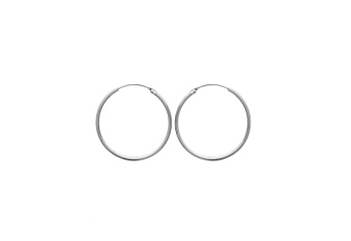 LOOP EARRINGS SILVER 925