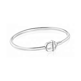 SILVER BANGLE BARCELET 2,6MM TUBE N17