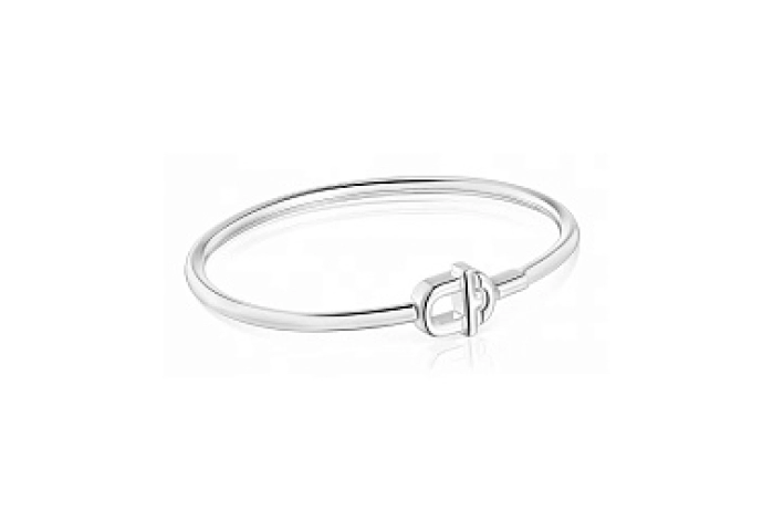 SILVER BANGLE BARCELET 2,6MM TUBE N17