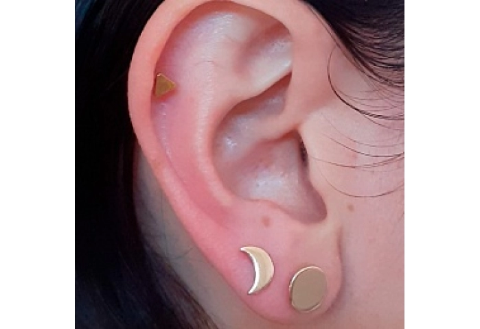 EARRINGS 18 KT GOLD PLATED