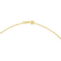 18KT GOLD CHOKER CHAIN 45CM