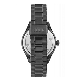 WATCH S.STEEL IPBLACK SHPERE COLOR GLASS