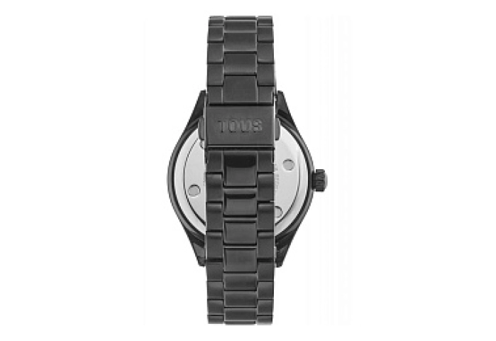 WATCH S.STEEL IPBLACK SHPERE COLOR GLASS