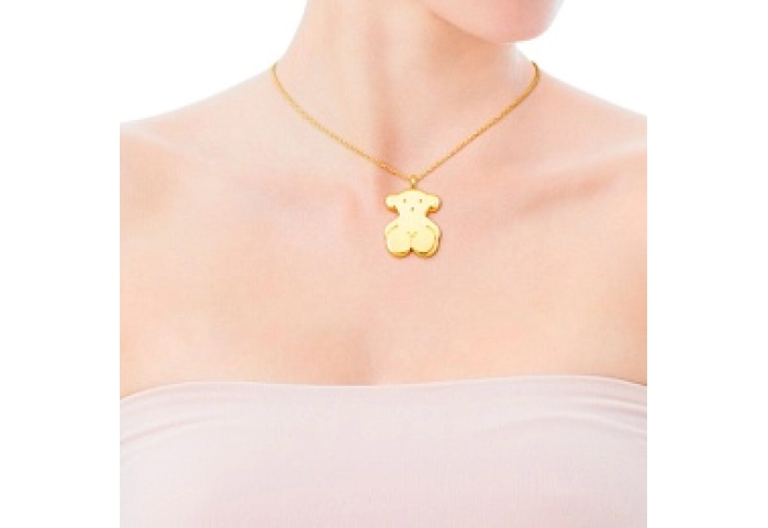 18KT GOLD PENDANT 26MM