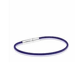 STEEL BRACELET 2MM LILAC MESH TUBE 16,5CM