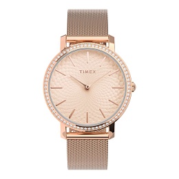Womens Rose Gold-tone Transcend with