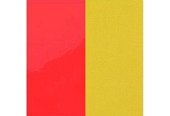 VINYL PIECE FOR JEWELRY 43MM ORANGE / CANARY YELLO