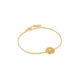 GOLD SCATTERED STARS KYOTO OPAL DISC BRACELET