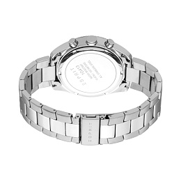 ESPRIT Men Watch, Silver Color Case, Silver Dial, Stainless Steel Metal Bracelet, Chronograph, 10 AT