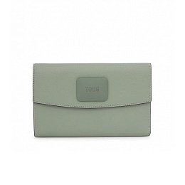 PU.COT,WALLET L.FLAP T LUCIA  STONE GREY