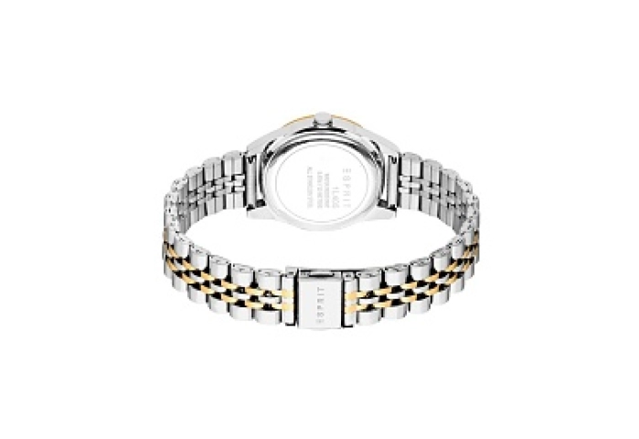 ESPRIT Women Watch, Silver Color Case, White MOP D