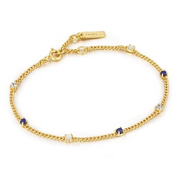 Lapis Chain Bracelet
