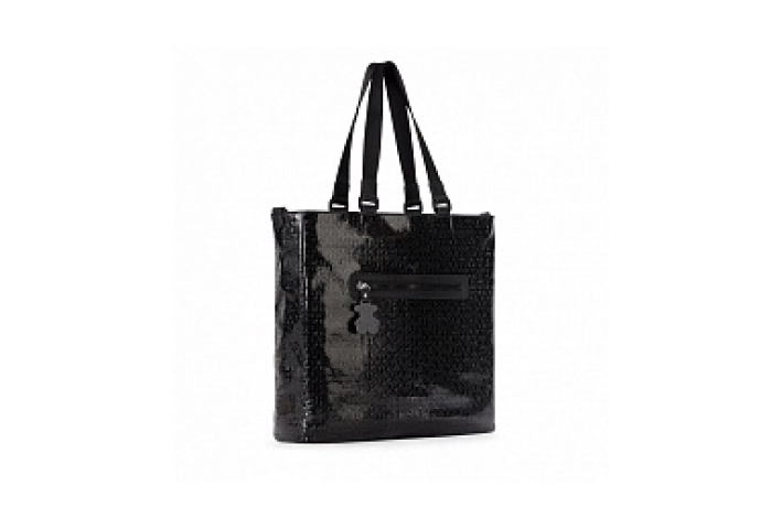 PU,HANDBAG,TIONA LINDSAY,BLACK-BLACK