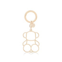 ZN.LAT,KEYCHAIN SILHOUTTE BOLD BEAR GOLD