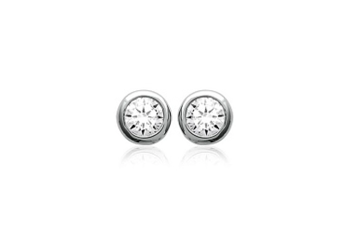 EARRINGSRHODIUM PLATEDSILVER CZ925