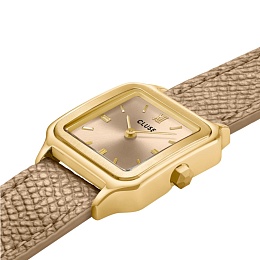 Gracieuse Petite Watch Double Leather, Rugby Tan, 