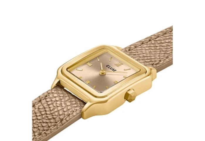 Gracieuse Petite Watch Double Leather, Rugby Tan, 