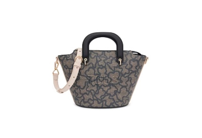 PVC.PU.COT,HANDBAG S K ICON BLACK-M