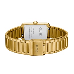 Belissena Watch Steel, White, Gold Colour