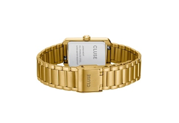 Belissena Watch Steel, White, Gold Colour
