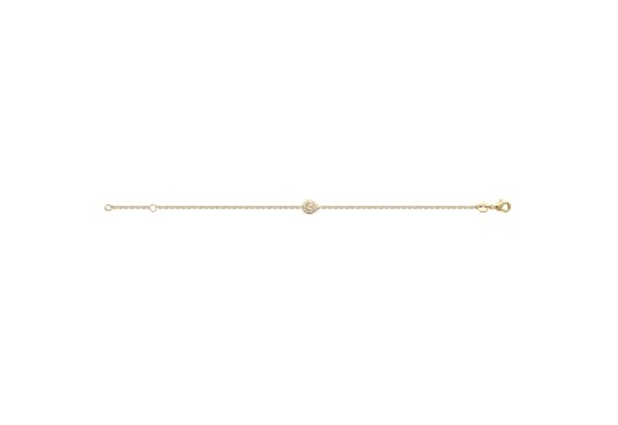 BRACELETCZ 18 KT GOLD PLATED