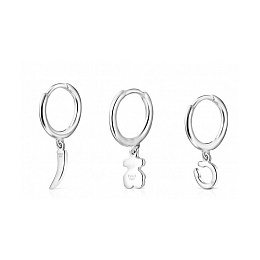 SILVER HOOP EARRINGS 11.3MM