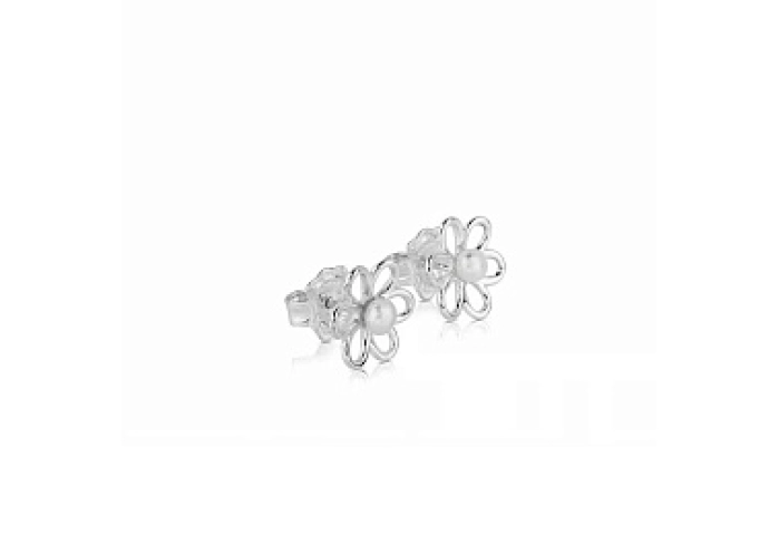 SILVER EARRINGS CULTURED PEARLS 3,5MM