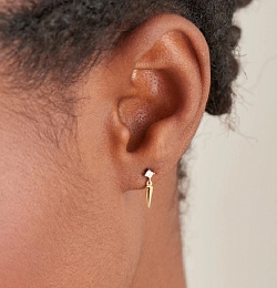 SPARKLE SPIKE STUD EARRINGS