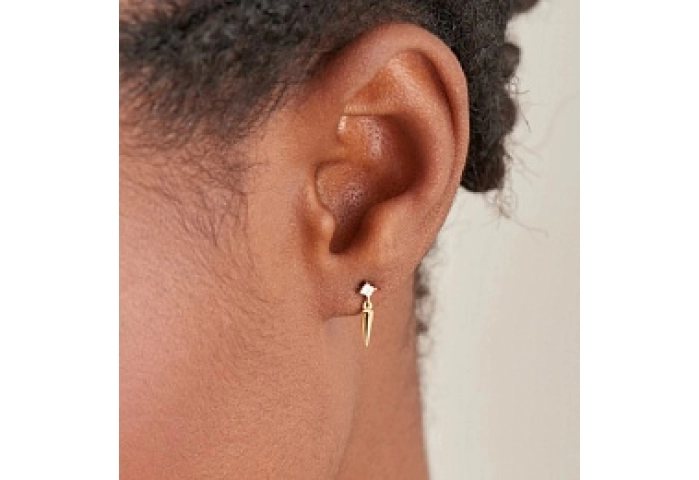 SPARKLE SPIKE STUD EARRINGS