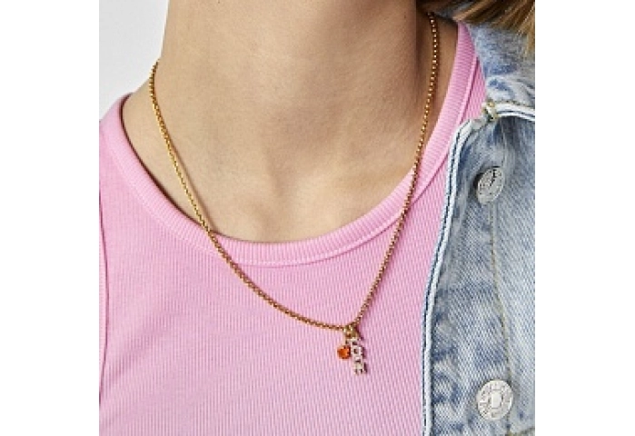 SILVER GOLD PLATED PENDANT AMETHYST